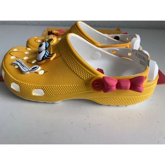 McDonald's X Crocs Birdie Classic Clogs LIMITED EDITION Men’s Sz 7 Women’s 9 NEW - Picture 5 of 12